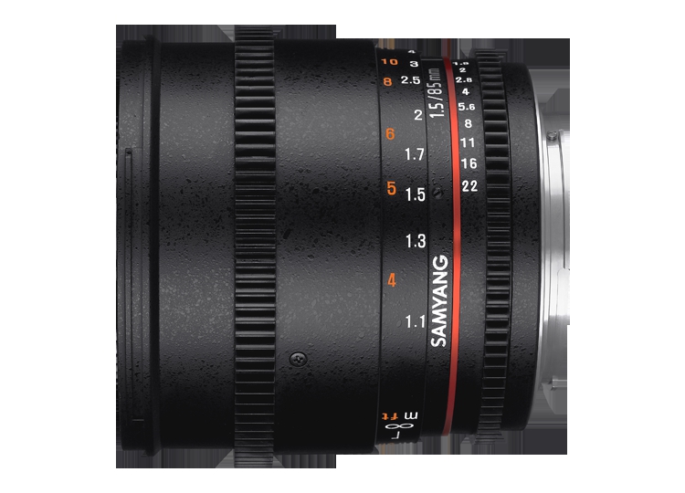 Samyang 85mm T1.5 VDSLRII Cine Lens (Canon EF)