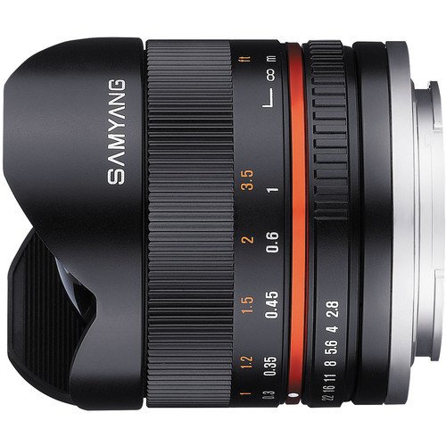 Samyang 8mm f/2.8 Fisheye II Lens Fujifilm X Mount