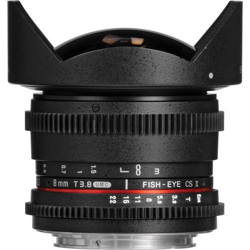 Samyang 8mm T3.8 UMC Fish-Eye CS II Lens (Sony E)