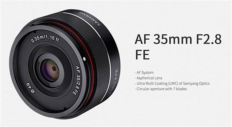 Samyang AF 35mm f2.8 FE Lens (Sony E)