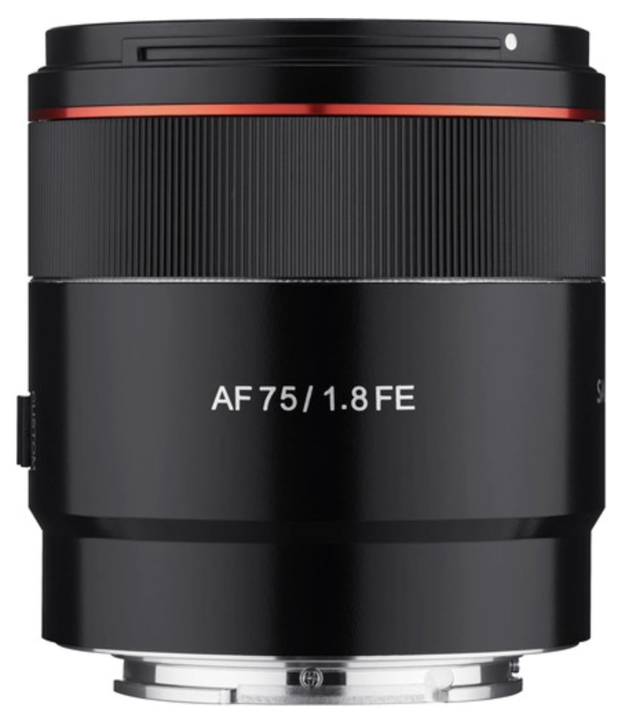 Samyang AF 75mm f/1.8 FE Lens (Sony E)
