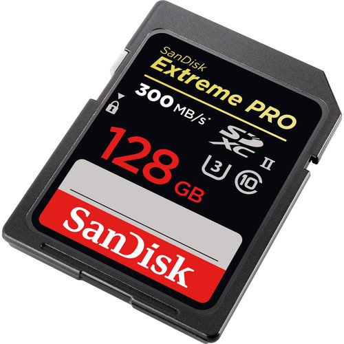 SanDisk 128GB 300 MB/s Extreme Pro SD UHS-II SDSDXPK-128G-GN4IN Bellek Kartı