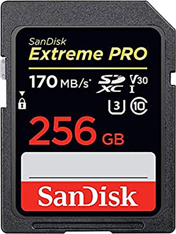 SanDisk 256GB Extreme PRO UHS-I SDXC 170MB/s Hafıza Kartı