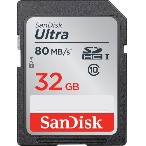 SanDisk 32GB Ultra UHS-I SDHC 80MB/SN Hafıza Kartı
