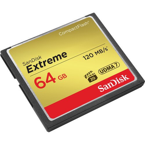 SanDisk 64GB Extreme CompactFlash Hafıza Kartı (120MB/s)
