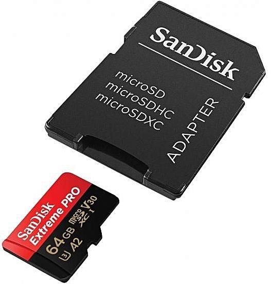 SanDisk 64GB Extreme Pro UHS-I microSDXC (170MB/S 90)