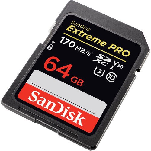 SanDisk 64GB Extreme PRO UHS-I SDXC 170 MB/s