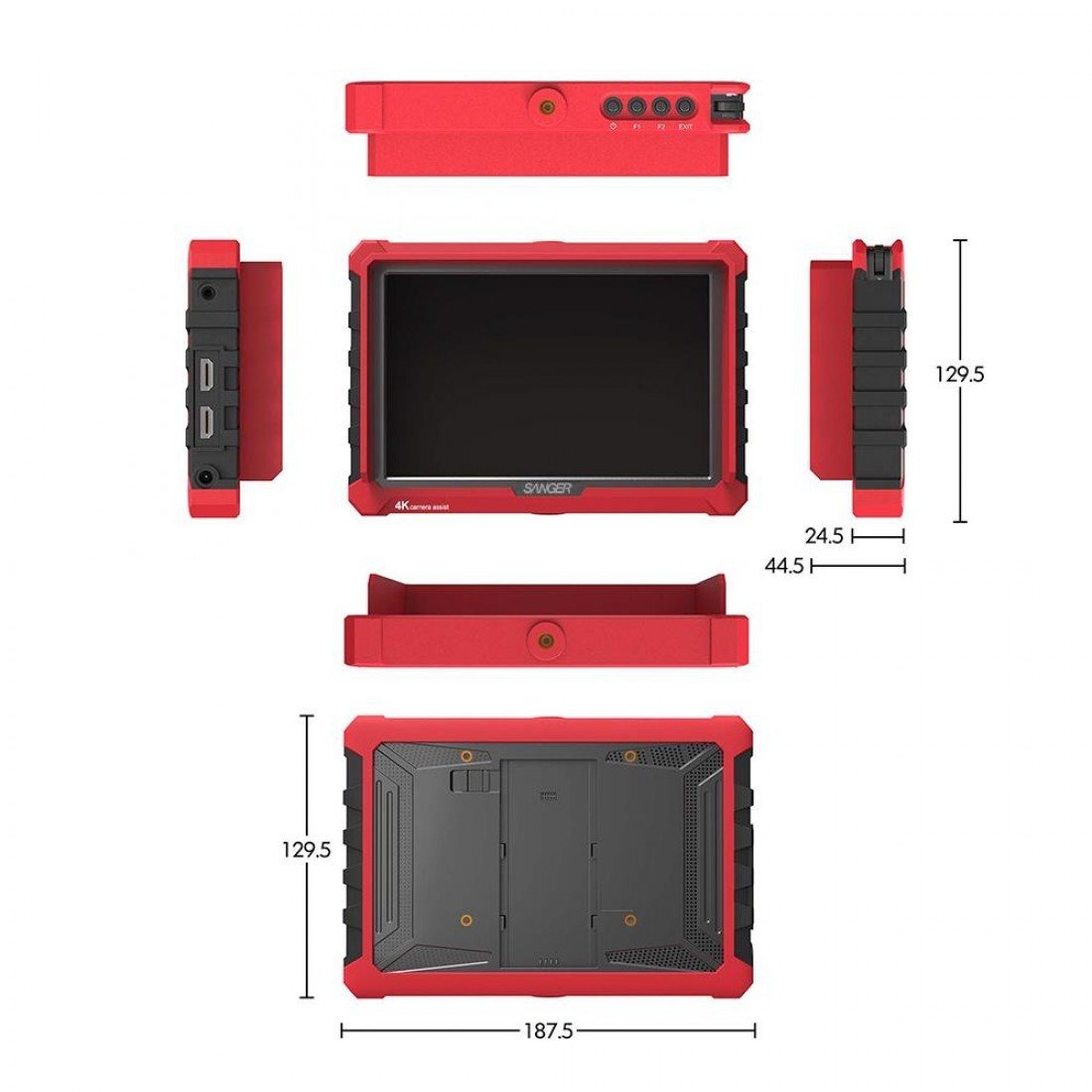 Sanger A7S FullHD 7 inç IPS Kamera Monitörü
