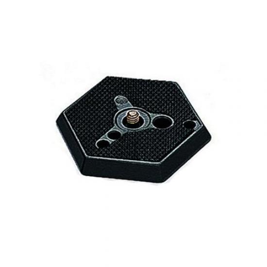 Manfrotto 030-14 Hexagonal Adapter Plate Normal with 1/4” Screw