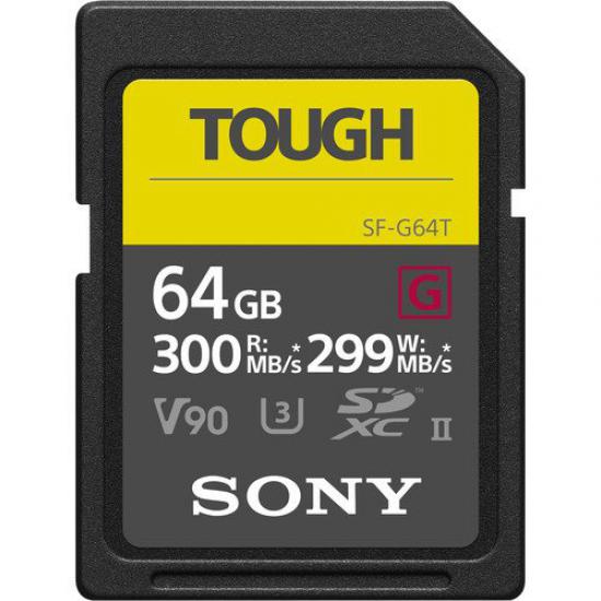 Sony 64GB SF-G Tough Series UHS-II SDXC Hafıza Kartı