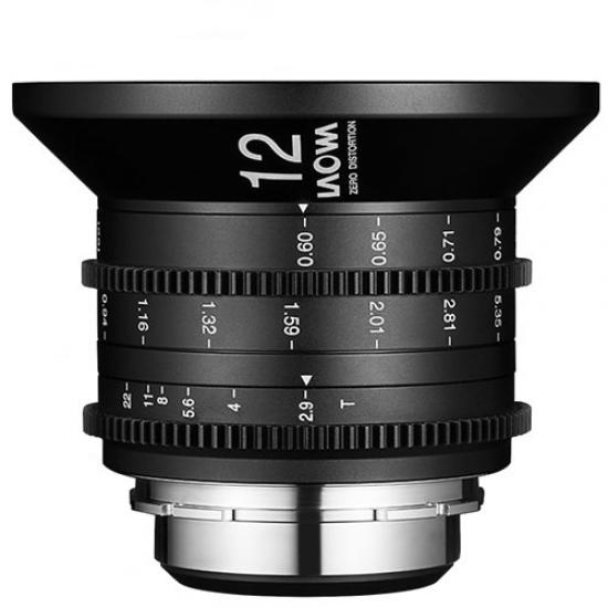 Laowa 12mm t / 2.9 Zero-D Cine Lens (PL Mount)