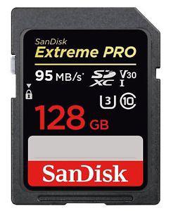 SanDisk 128GB Extreme PRO UHS-I SDXC 95MB/s Hafıza Kartı