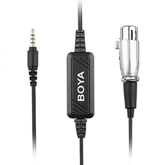 Boya BY-BCA6 XLR Mikrofon Telefon Bağlantı Kablosu