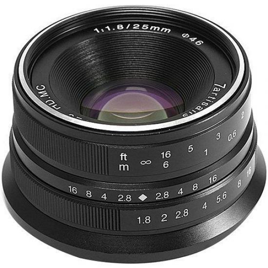 7artisans 25mm F1.8 Manual Focus Prime Fixed Lens Sony (E-Mount)