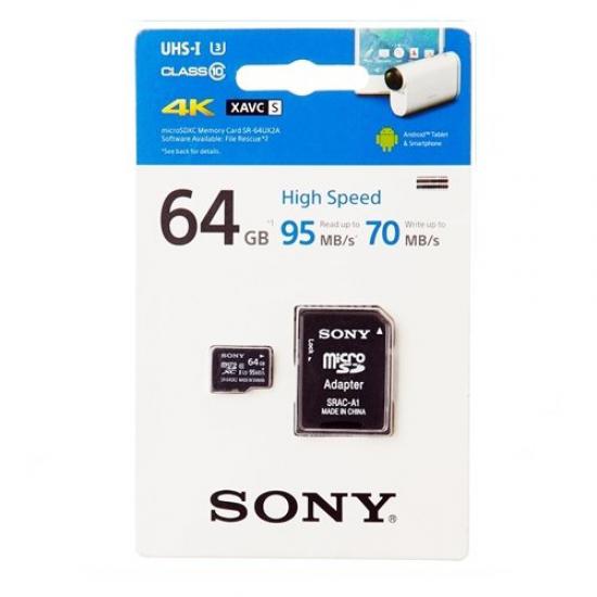 Sony 64GB SR-64UX2A 95Mb Micro SD Hafıza Kartı