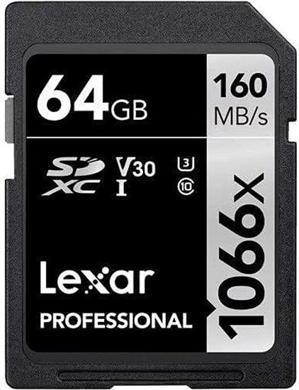 Lexar 64GB 1066X 160mb/sn UHS-I SDHC Hafıza Kartı