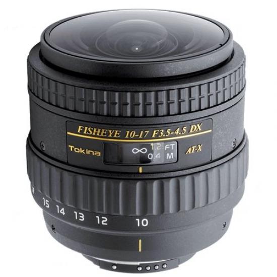 Tokina AT-X 10-17mm f/3.5-4.5 AF DX NH Balıkgözü Lens (Nikon)