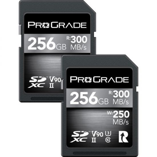 ProGrade Digital 256GB SDXC UHS-II V90 Hafıza Kartı (2’li Paket)