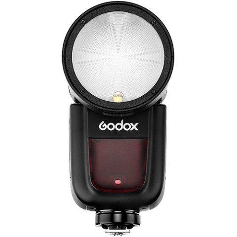 Godox V1 Tepe Flaşı Nikon Uyumlu (Yuvarlak Kafa)