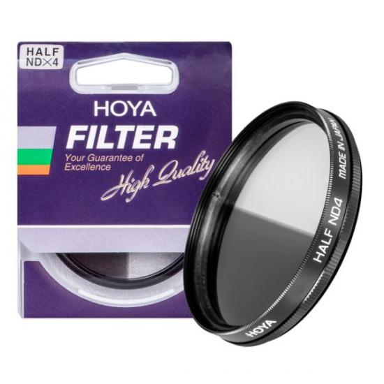 Hoya 58mm Half Degrade x4 2 Stop ND Filtre