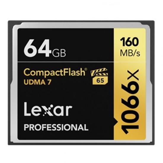 Lexar 64GB 1066X Compact Flash UDMA 7 Profesyonel CF Bellek