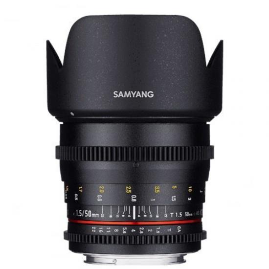 Samyang 50mm T1.5 AS UMC VDSLR Lens (Sony E)