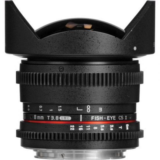 Samyang 8mm T3.8 UMC Fish-Eye CS II Lens (Nikon F)
