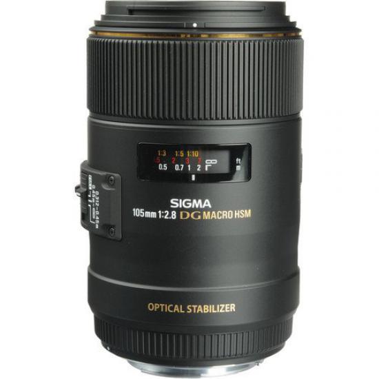 Sigma 105mm f/2.8 EX DG OS HSM Macro Lens (Canon EF)