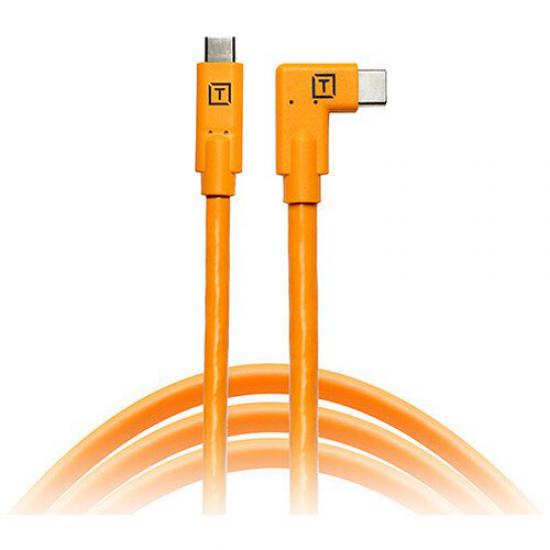 Tether Tools USB-C to USB-C Right Angle 4.6m Orange