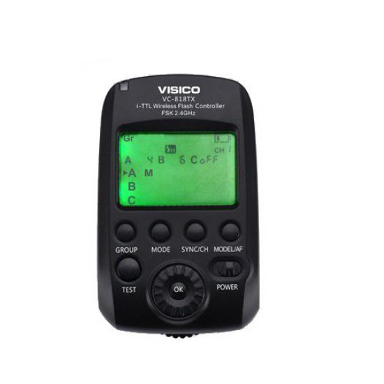 Visico VC-818TX iTTL Nikon için (Visico 5 tetikleyicisi)