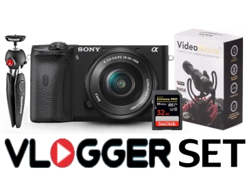 Sony A6600 16-50mm Lensli Vlogger Set
