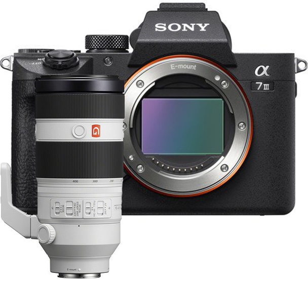 Sony A7 III Body + Sony FE 100-400mm GM OSS Lens