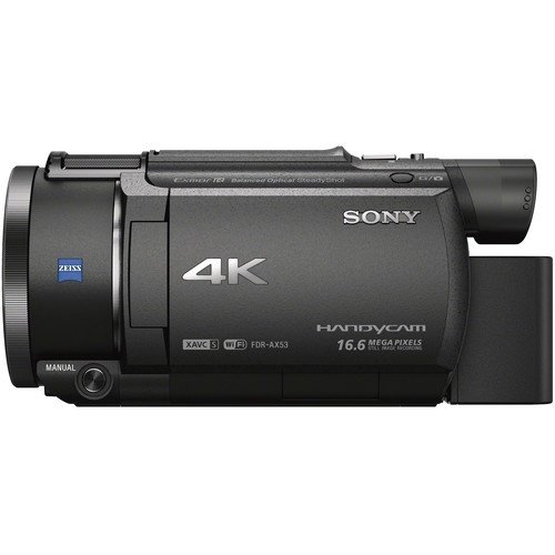  Sony AX53 Exmor R® CMOS sensörlü 4K Handycam® 4K Video Kamera 