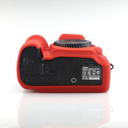 Andoer (Nikon D7100/D7200) İçin Koruyucu Silikon Kılıf (Kırmızı)